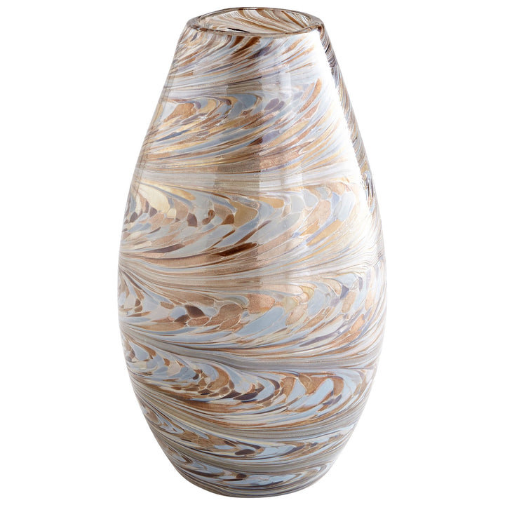 Cyan 09646 Vases & Planters - Metallic Sand Swirl