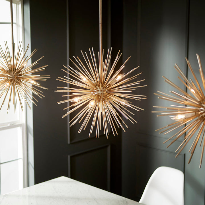 Quorum Electra 600-6-74 Pendant Light - Gold Leaf