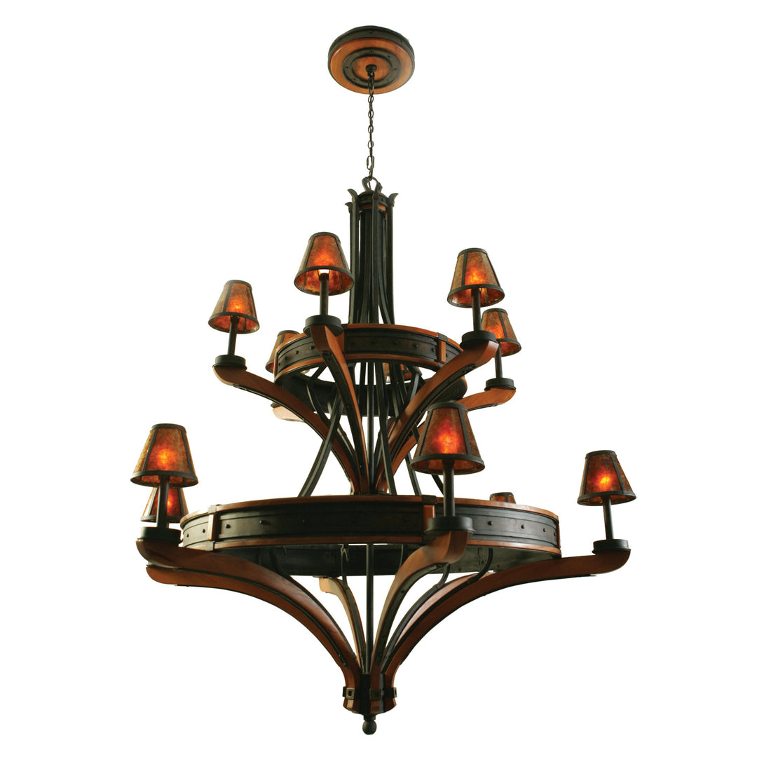 Kalco Aspen 5832NI Chandelier Light - Natural Iron
