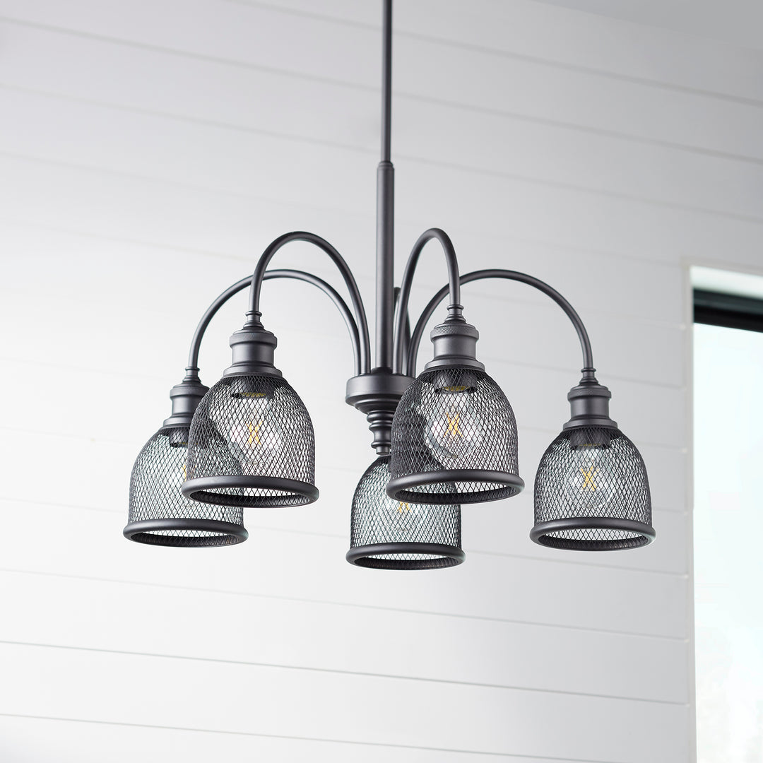 Quorum Omni 6212-5-69 Chandelier Light - Noir