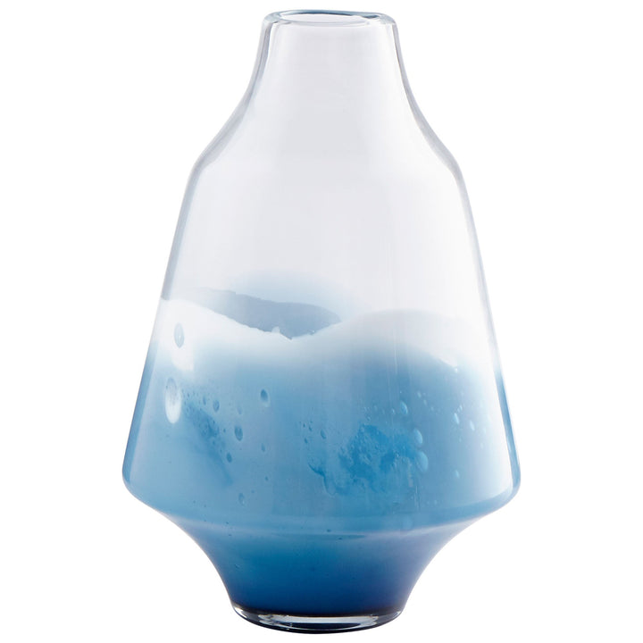 Cyan 09167 Vases & Planters - Clear And Cobalt