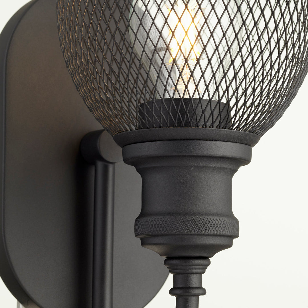Quorum Omni 5212-1-69 Wall Sconce Light - Textured Black