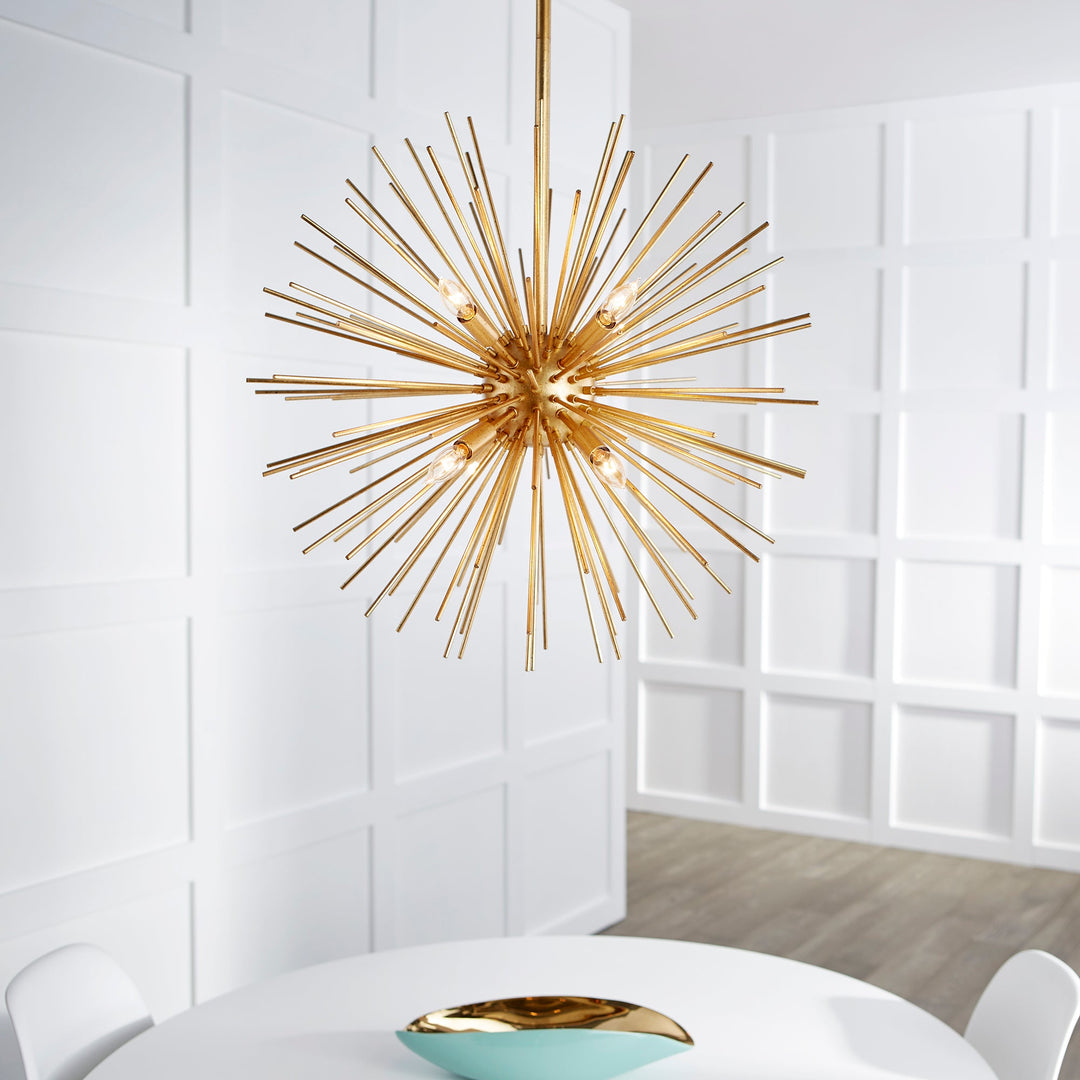 Quorum Electra 600-8-74 Pendant Light - Gold Leaf