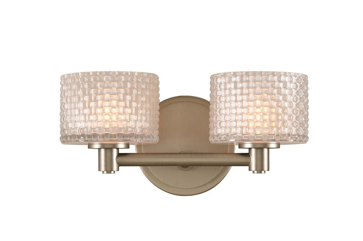 Kalco Willow 315532SN Bath Vanity Light 12 in. wide - Satin Nickel