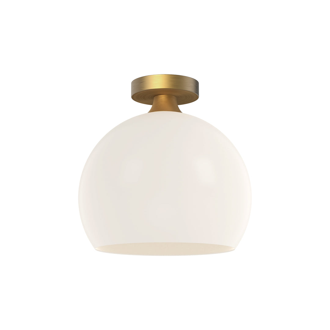 Alora Mood castilla FM506312AGOP Ceiling Light - Aged Gold/Opal Matte Glass