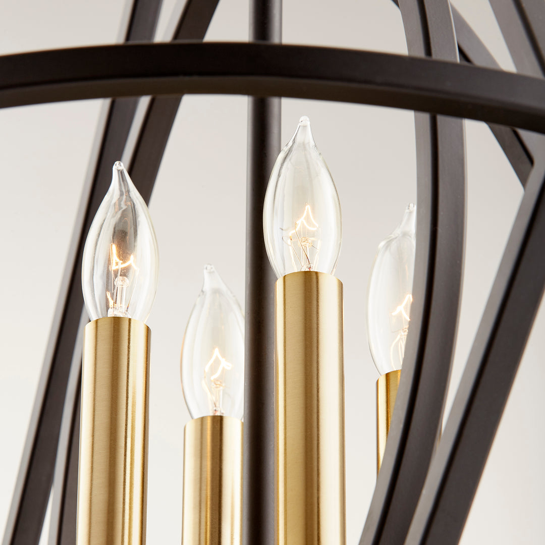 Quorum 8065 Pendants 8065-4-69 Chandelier Light - Noir