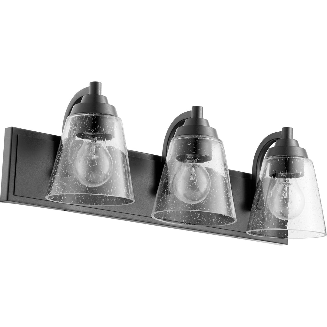 Quorum 518 Vanities 518-3-69 Bath Vanity Light 22 in. wide - Textured Black