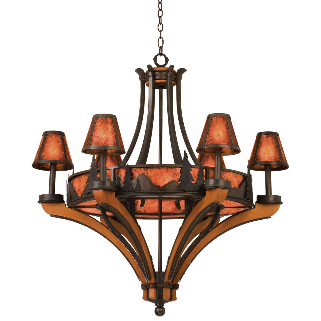 Kalco Aspen 5811NI Chandelier Light - Natural Iron