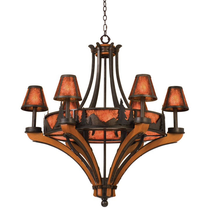 Kalco Aspen 5811NI Chandelier Light - Natural Iron