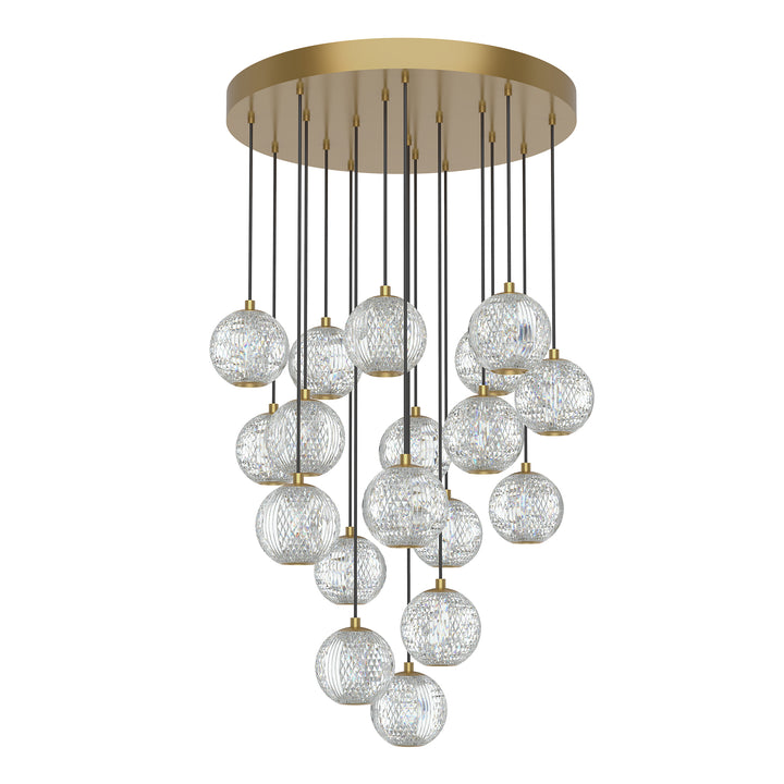 Alora MP321218NB MP321218NB Pendant Light - Natural Brass