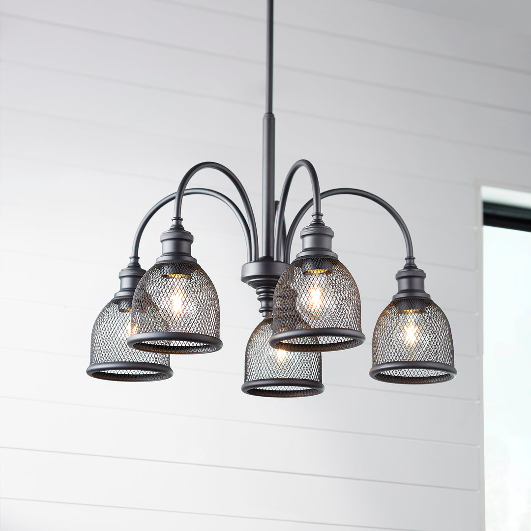 Quorum Omni 6212-5-69 Chandelier Light - Noir