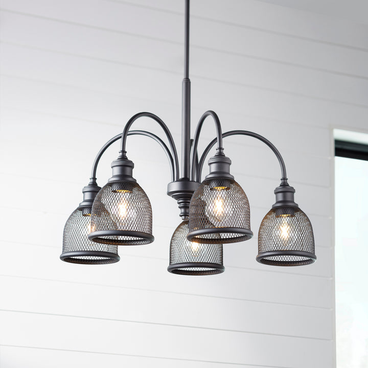 Quorum Omni 6212-5-69 Chandelier Light - Noir