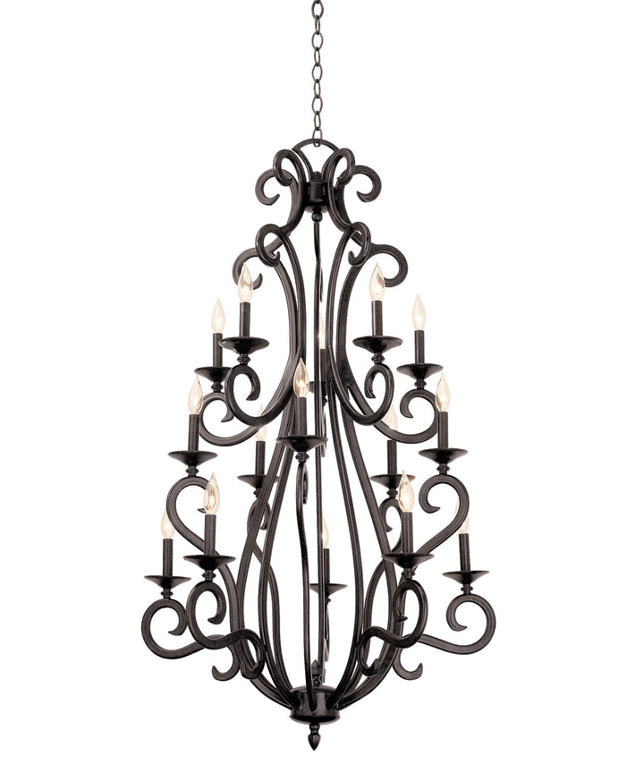 Kalco Santa Barbara 3164TO Chandelier Light - Tortoise Shell