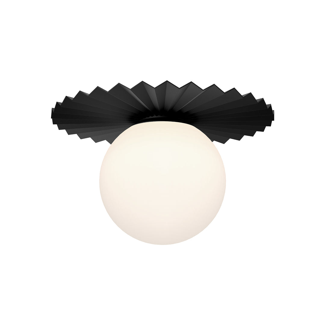 Alora Mood plume FM501214MBOP Ceiling Light - Matte Black/Opal Matte Glass