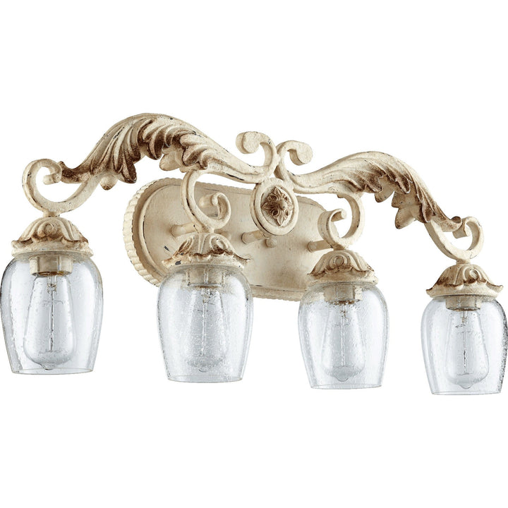 Quorum Florence 5037-4-70 Bath Vanity Light 28 in. wide - Persian White