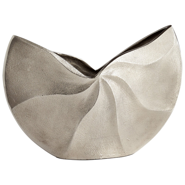 Cyan 07194 Vases & Planters - Raw Nickel