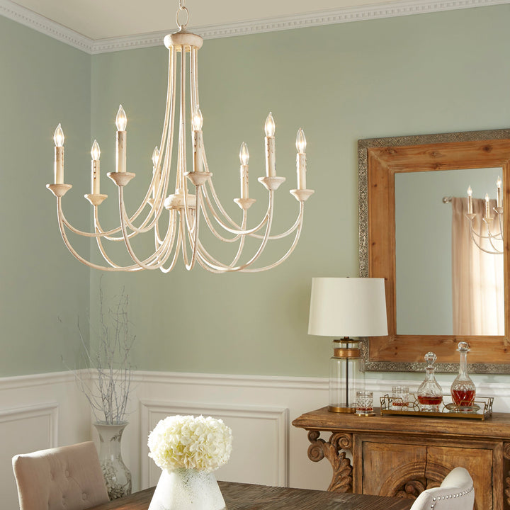 Quorum Brooks 6250-8-70 Chandelier Light - Persian White