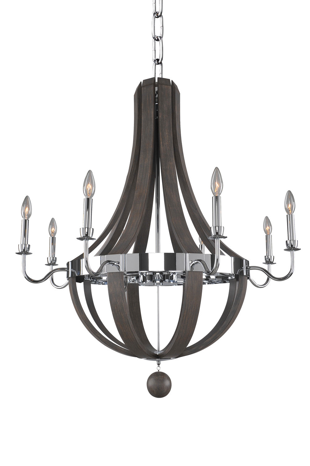 Kalco Sharlow 300484CH Chandelier Light - Chrome