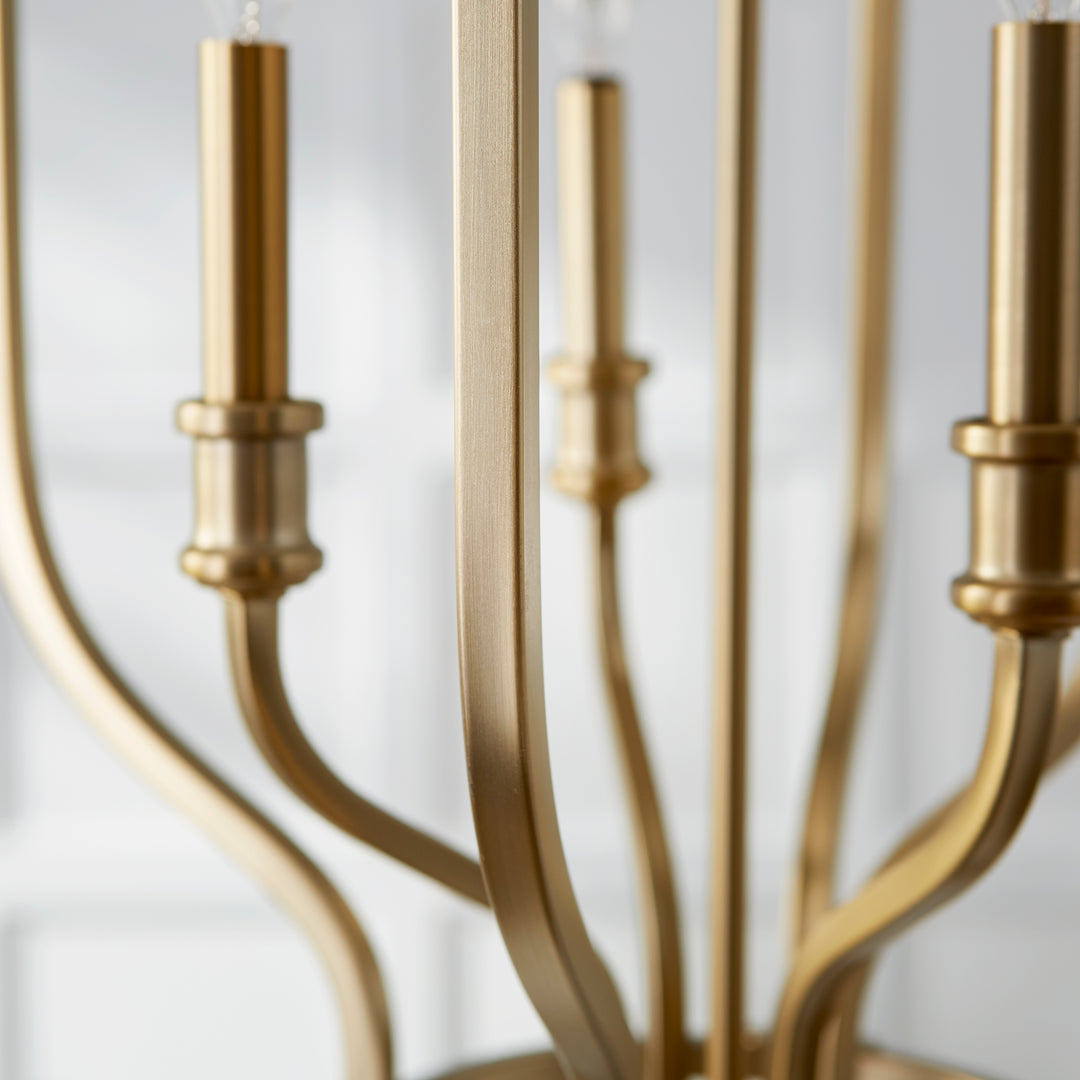 Quorum Richmond 6711-4-80 Pendant Light - Aged Brass