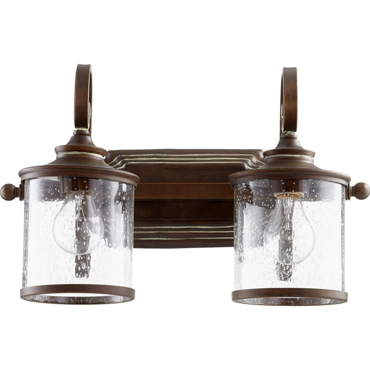 Quorum San Miguel 5073-2-39 Bath Vanity Light 18 in. wide - Vintage Copper