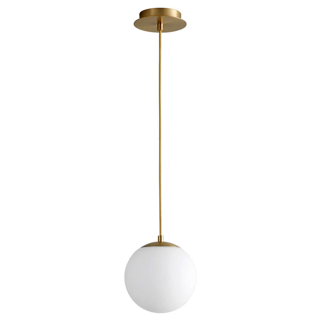 Oxygen Luna 3-671-40 Pendant Light - Aged Brass
