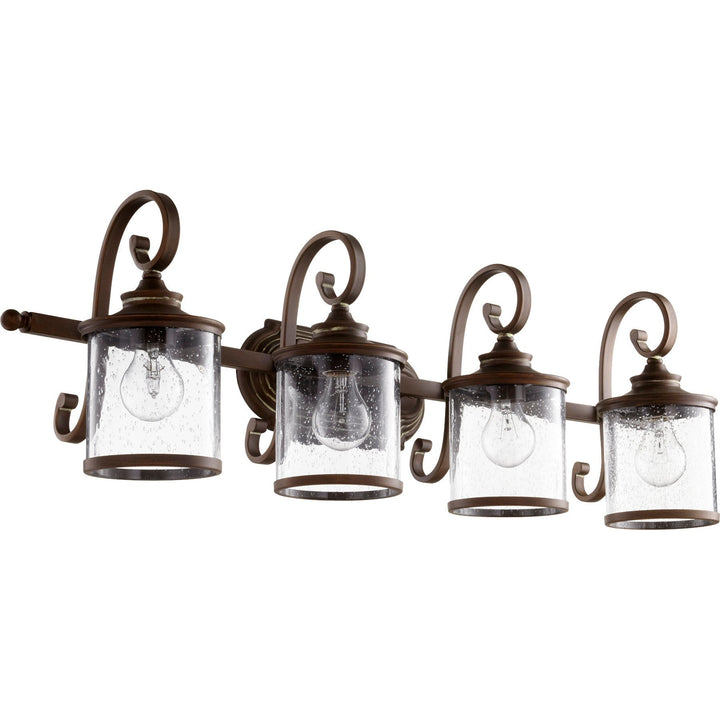 Quorum San Miguel 5073-4-39 Bath Vanity Light 36 in. wide - Vintage Copper