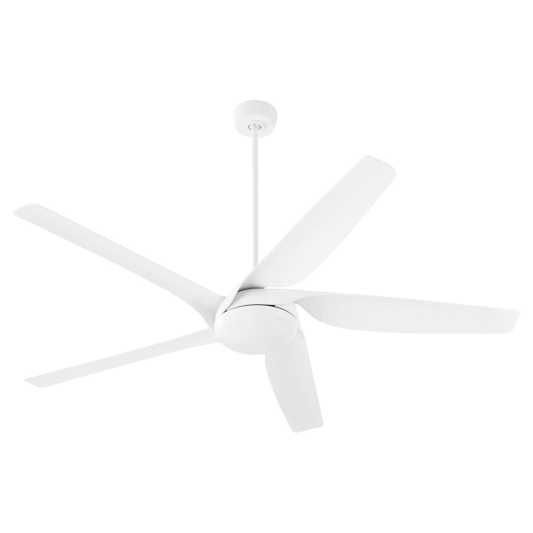 Quorum Fury 41655-8 Ceiling Fan 65 in. - Studio White