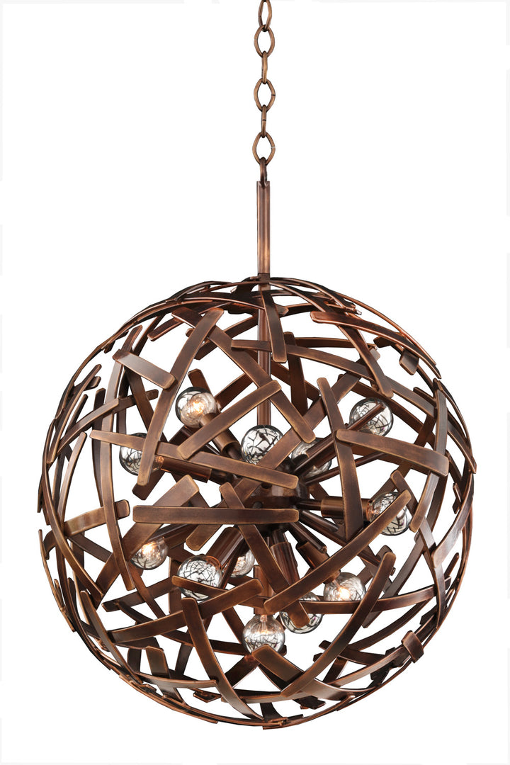 Kalco Ambassador 501553CP Pendant Light - Copper Patina