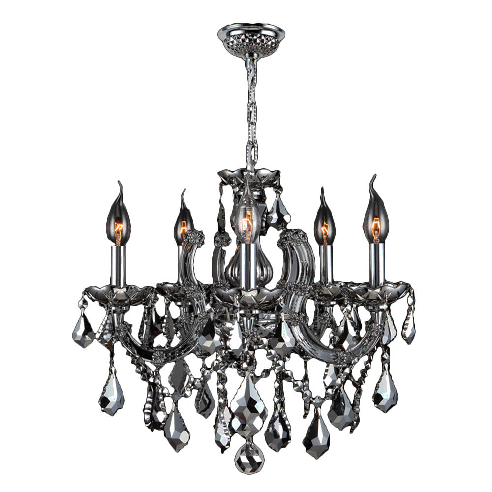 Worldwide Catherine W83120C18-CH Chandelier Light - Chrome