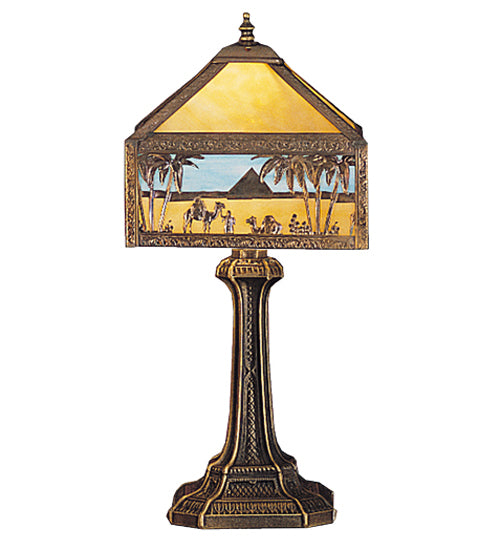 Meyda Tiffany Lighting 200207 Camel One Light Accent Lamp Lamp Bronze / Dark