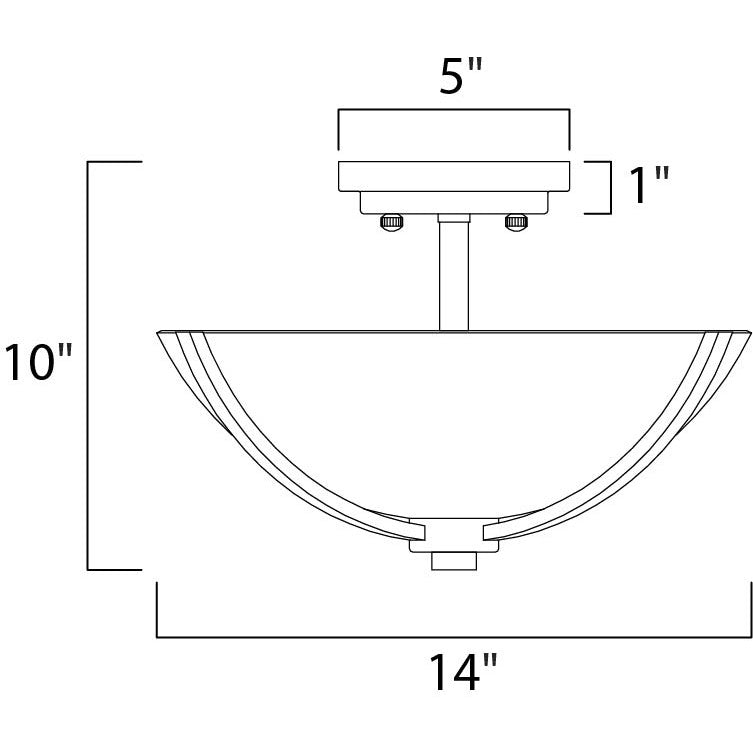 Maxim Deven 20031SWOI Ceiling Light - Oil Rubbed Bronze