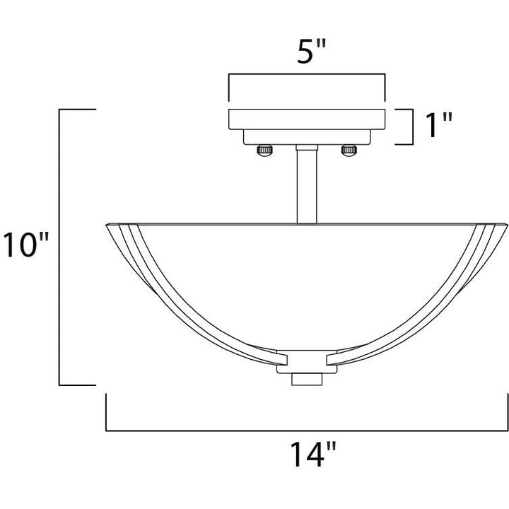 Maxim Deven 20031SWOI Ceiling Light - Oil Rubbed Bronze