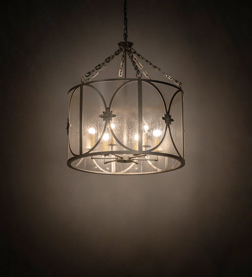 Meyda Tiffany Penelope 200430 Chandelier Light - Nickel