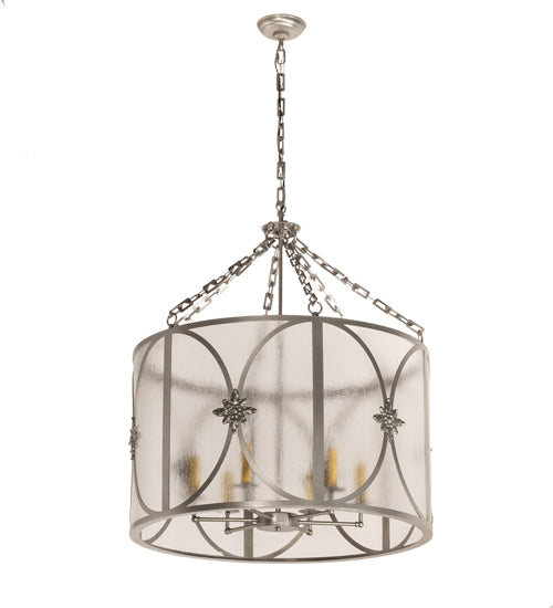Meyda Tiffany Penelope 200430 Chandelier Light - Nickel