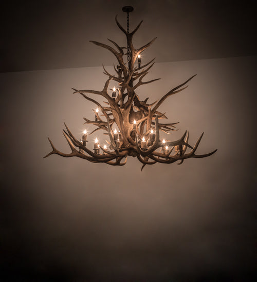 Meyda Tiffany Antlers 200433 Chandelier Light - Craftsman Brown,Mahogany Bronze