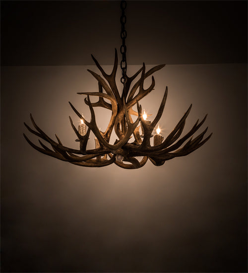 Meyda Tiffany Antlers 200437 Chandelier Light - Custom,Brass Tint