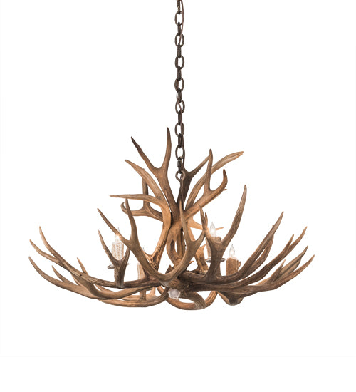 Meyda Tiffany Antlers 200437 Chandelier Light - Custom,Brass Tint