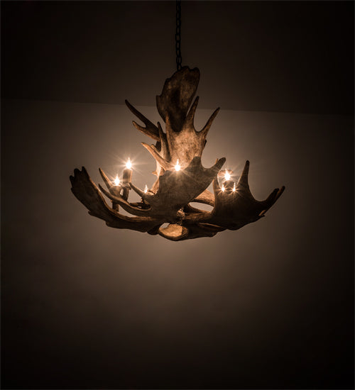 Meyda Tiffany Antlers 200438 Chandelier Light - Antique Copper