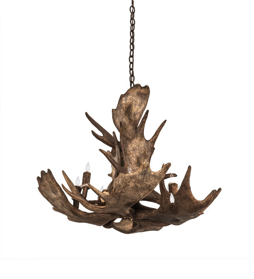 Meyda Tiffany Antlers 200438 Chandelier Light - Antique Copper