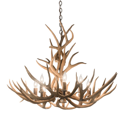 Meyda Tiffany Antlers 200453 Chandelier Light - Antique Copper