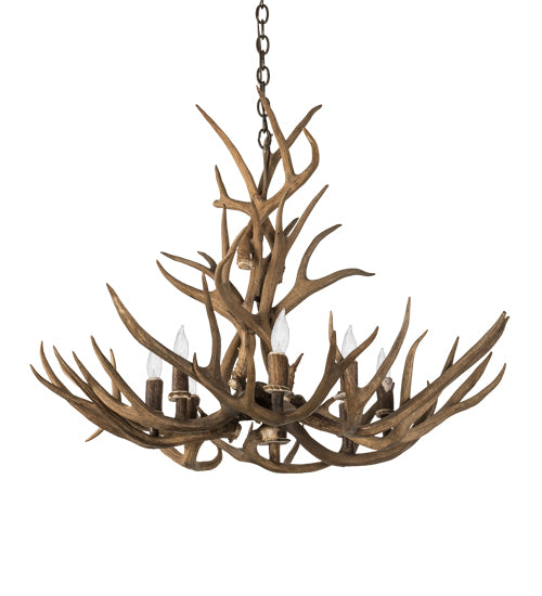 Meyda Tiffany Antlers 200453 Chandelier Light - Antique Copper