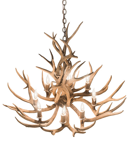 Meyda Tiffany Antlers 200453 Chandelier Light - Antique Copper