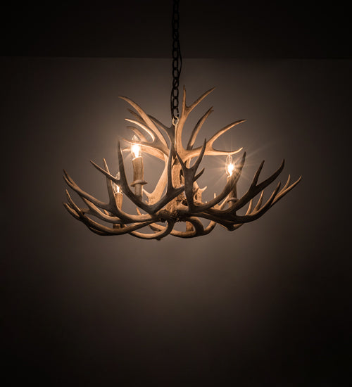 Meyda Tiffany Antlers 200455 Chandelier Light - Antique Copper