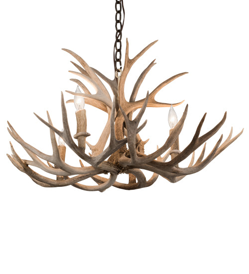 Meyda Tiffany Antlers 200455 Chandelier Light - Antique Copper