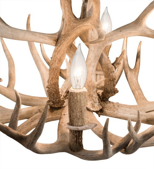 Meyda Tiffany Antlers 200455 Chandelier Light - Antique Copper