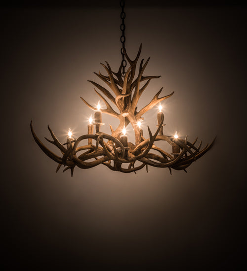 Meyda Tiffany Antlers 200456 Chandelier Light - Antique Copper