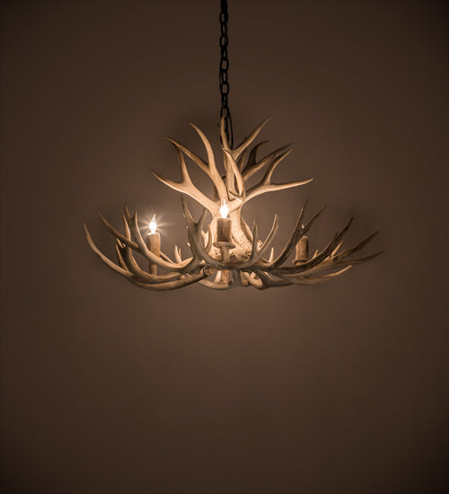 Meyda Tiffany Antlers 200464 Chandelier Light - Antique Copper