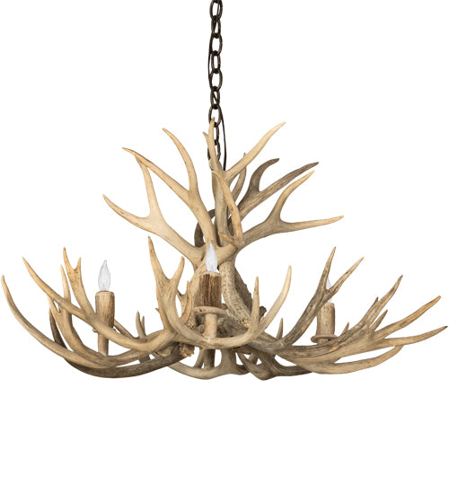 Meyda Tiffany Antlers 200464 Chandelier Light - Antique Copper
