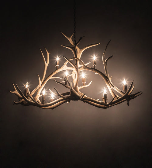 Meyda Tiffany Antlers 200467 Chandelier Light - Antique Copper