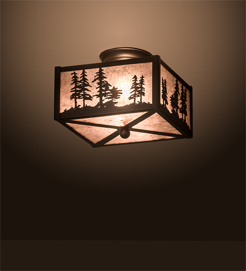 Meyda Tiffany Tall Pines 200526 Ceiling Light - Oil Rubbed Bronze